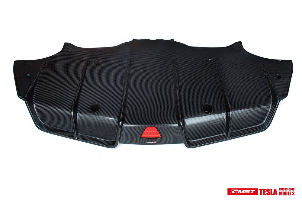New Release!! CMST Tesla Model 3 Carbon Fiber Rear Diffuser Ver.3