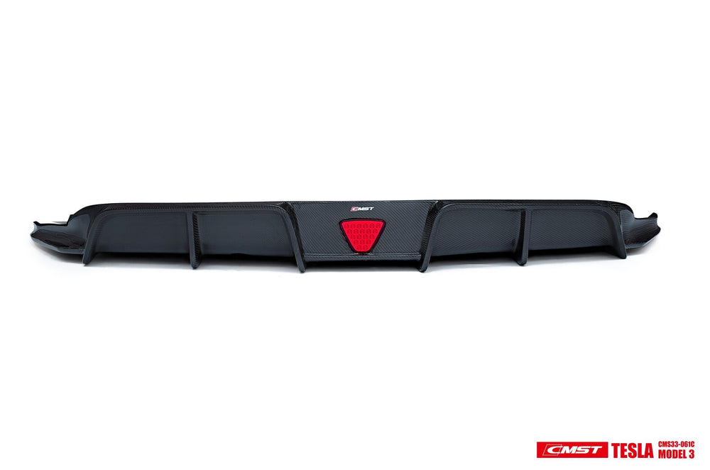 New Release!! CMST Tesla Model 3 Carbon Fiber Rear Diffuser Ver.3