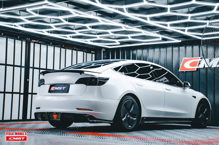 New Release!! CMST Tesla Model 3 Carbon Fiber Rear Diffuser Ver.3