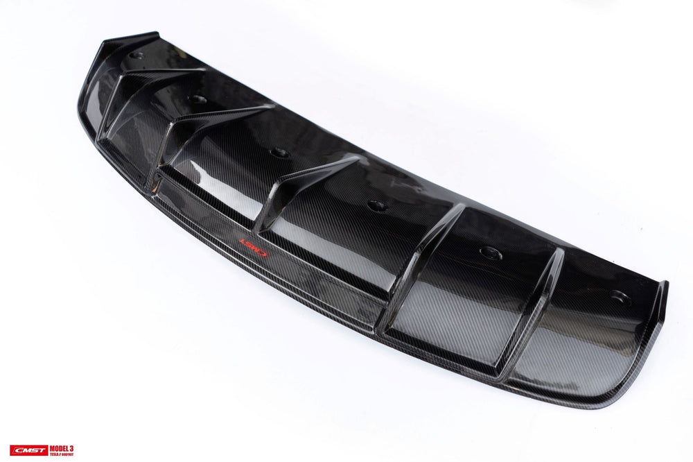 CMST Tesla Model 3 Carbon Fiber Rear Diffuser Ver.1