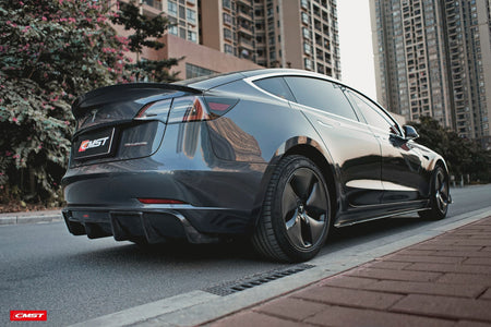 CMST Tesla Model 3 Carbon Fiber Rear Diffuser Ver.1