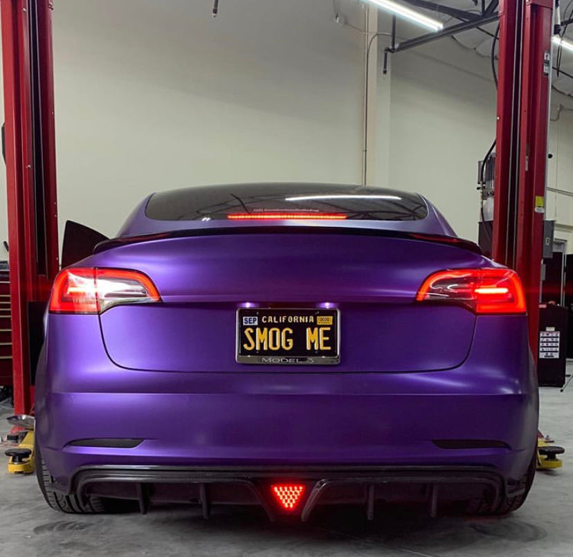 CMST Tesla Model 3 Carbon Fiber Rear Diffuser Ver.2