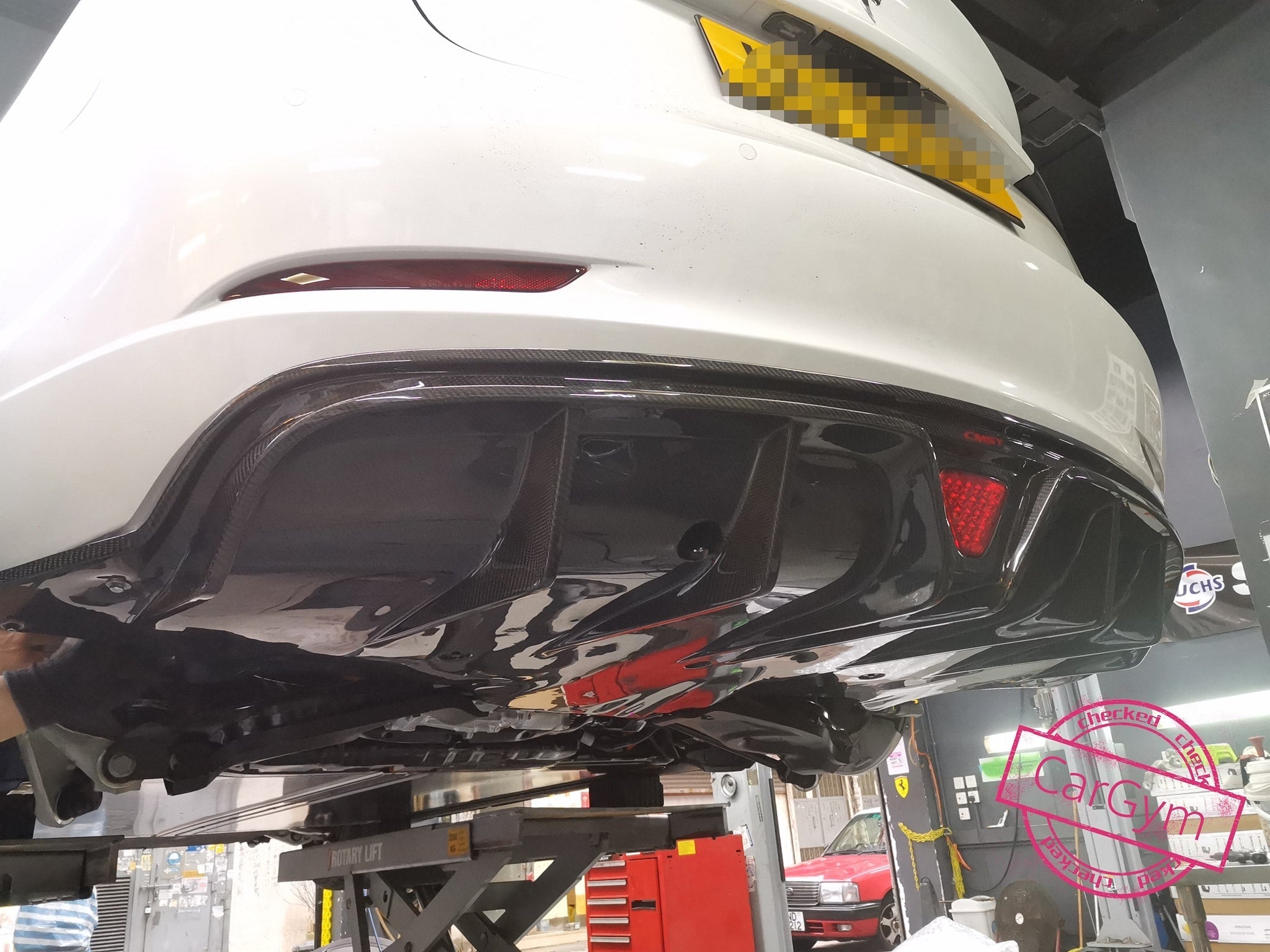 CMST Tesla Model 3 Carbon Fiber Rear Diffuser Ver.2