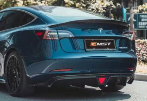 CMST Tesla Model 3 Carbon Fiber Rear Diffuser Ver.2