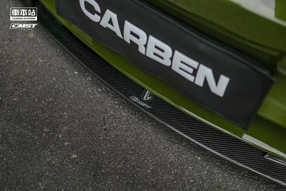 New Release!! CMST Carbon Fiber Front Bumper & Front Lip for Tesla Model 3 Ver.2