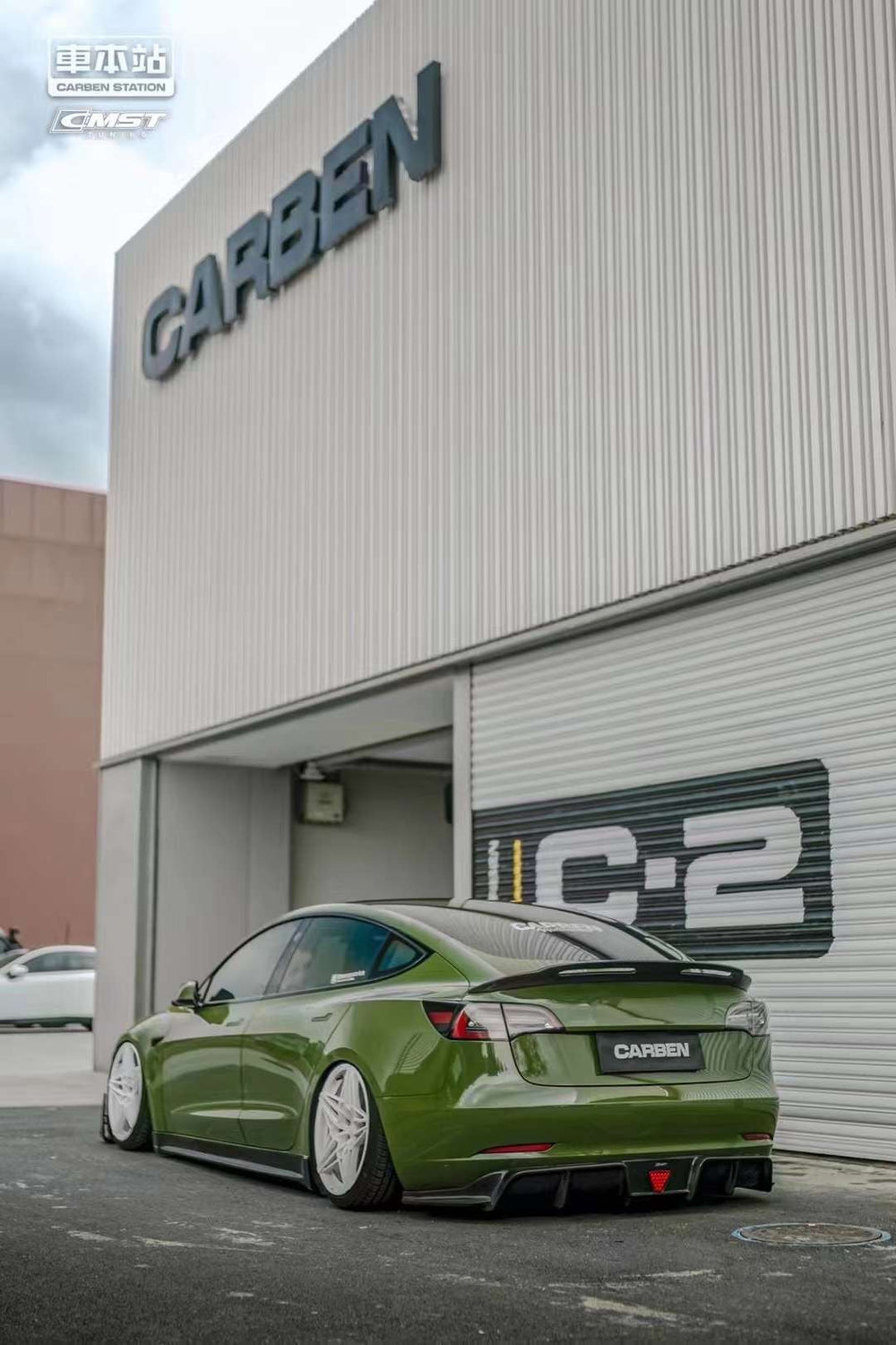 New Release!! CMST Tesla Model 3 Carbon Fiber Rear Spoiler Ver.4