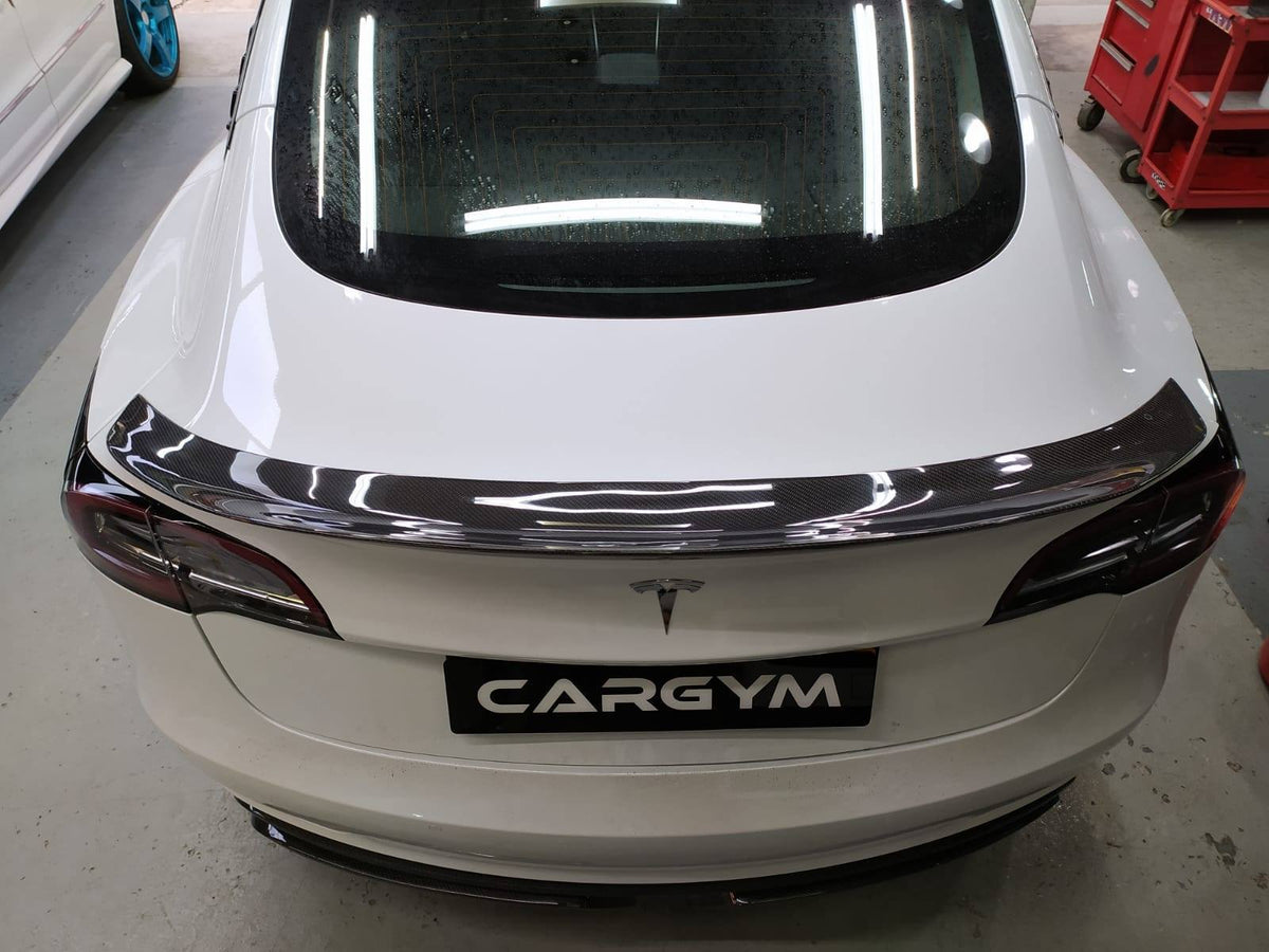 CMST Tesla Model 3 Carbon Fiber Rear Spoiler Ver.1