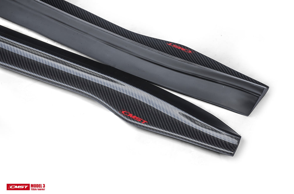 CMST Carbon Fiber Side Skirts Ver.1 for Tesla Model 3