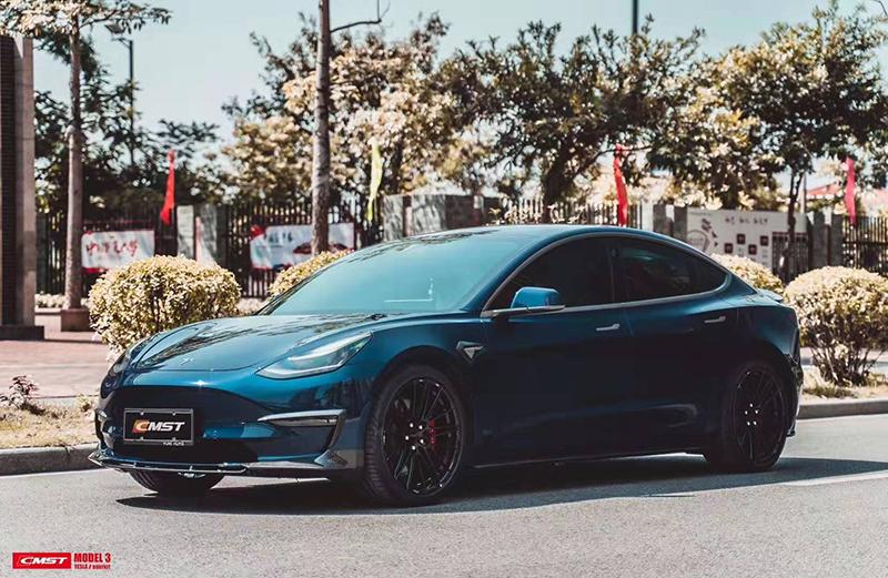 CMST Carbon Fiber Side Skirts Ver.1 for Tesla Model 3