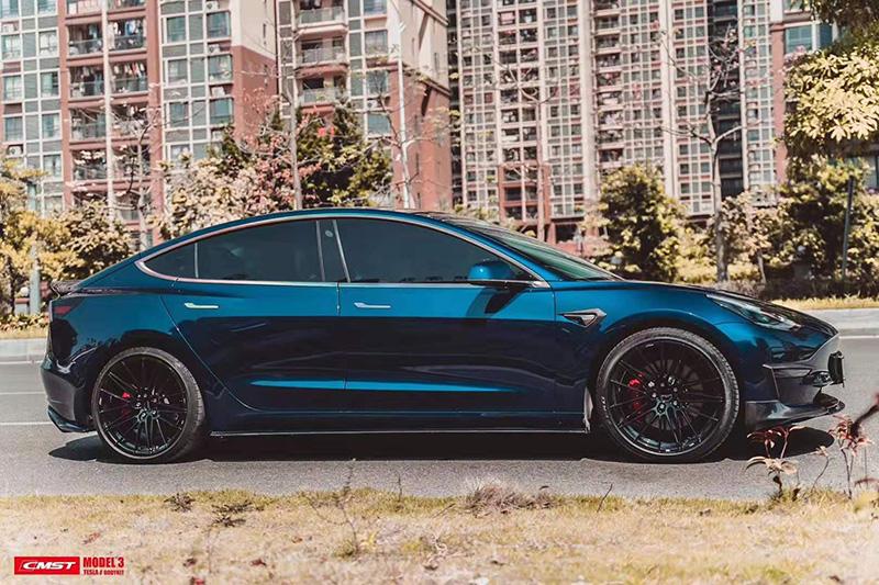 CMST Carbon Fiber Side Skirts Ver.1 for Tesla Model 3