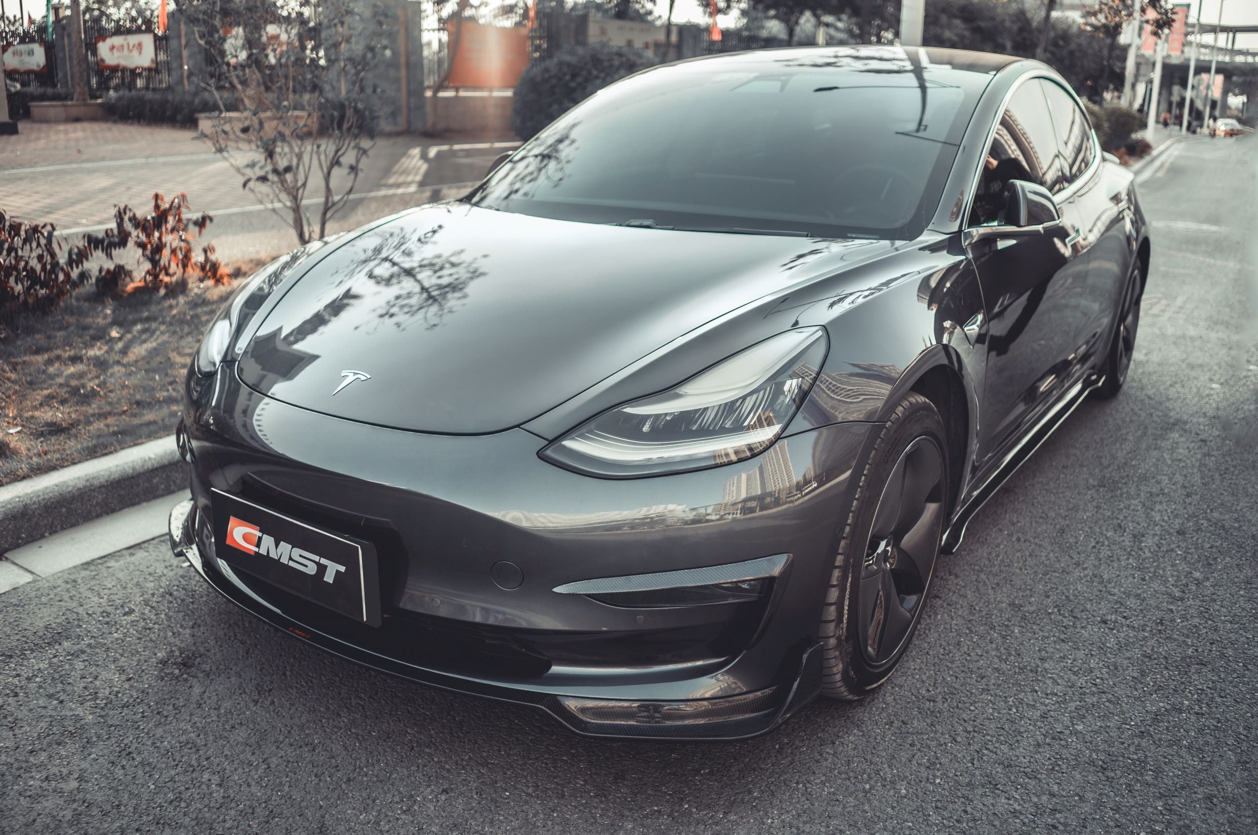 CMST Tesla Model 3 Carbon Fiber Upper Valences