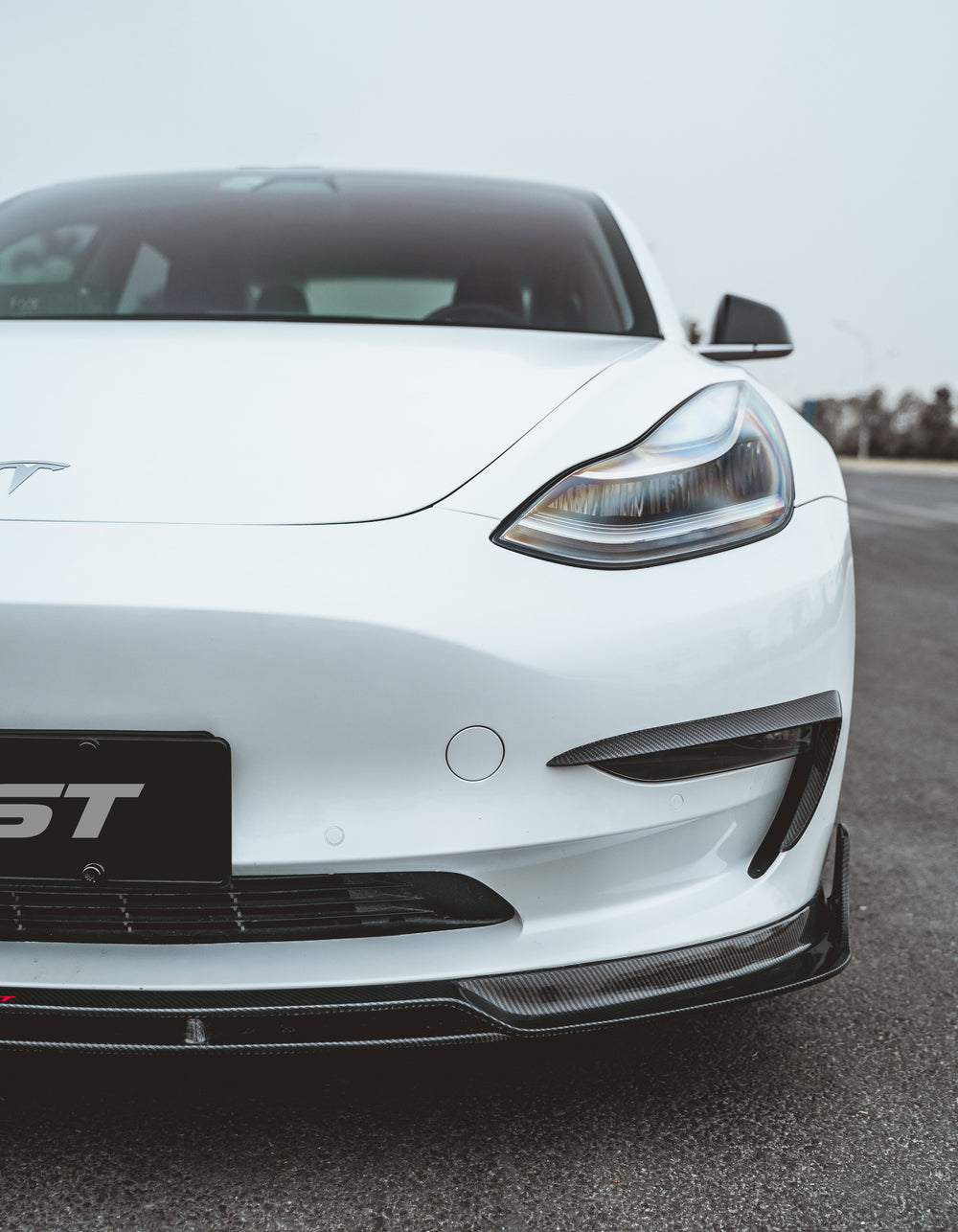 CMST Tesla Model 3 Carbon Fiber Upper Valences