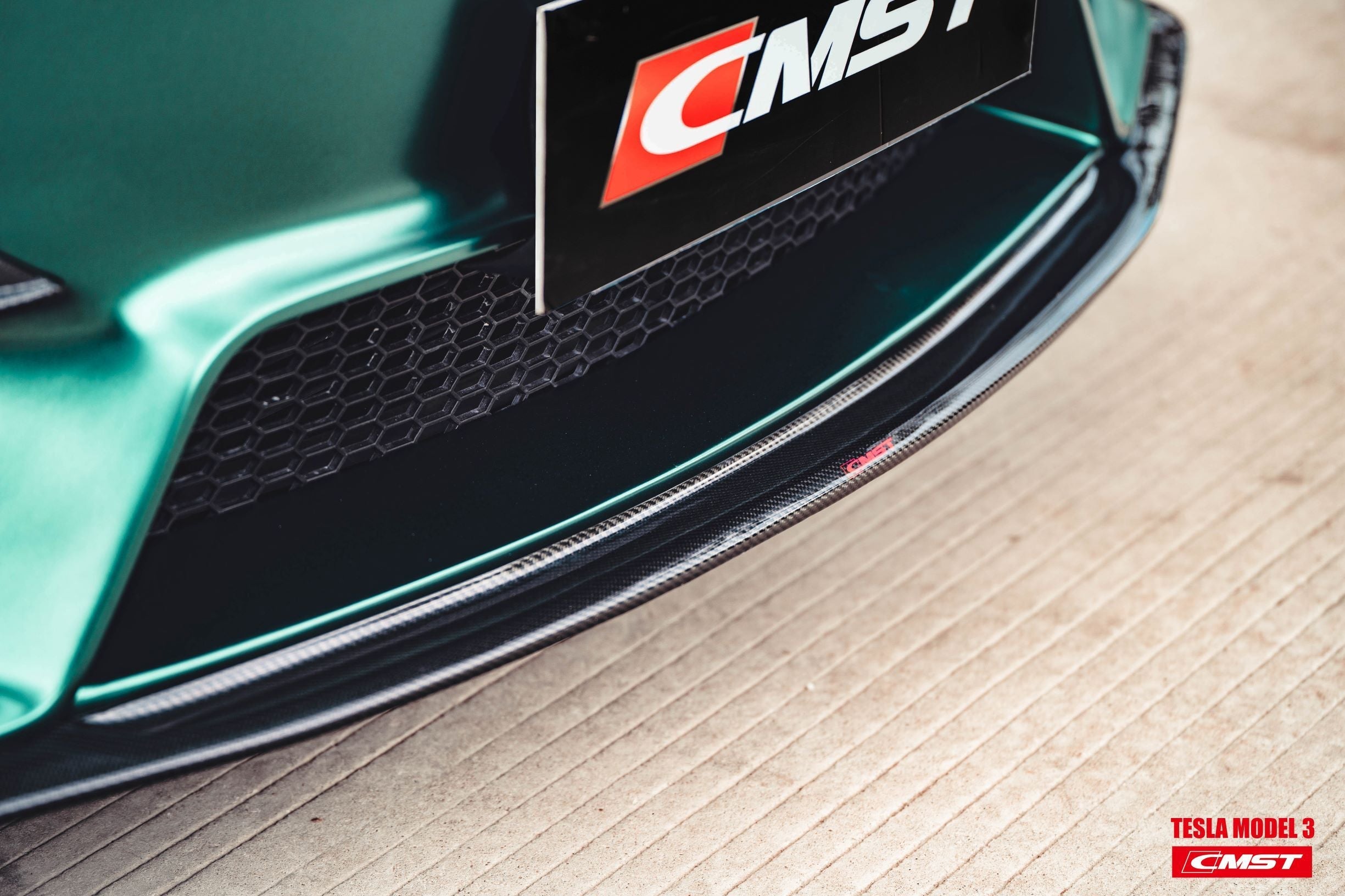 CMST Carbon Fiber Front Bumper for Tesla Model 3 Ver.1