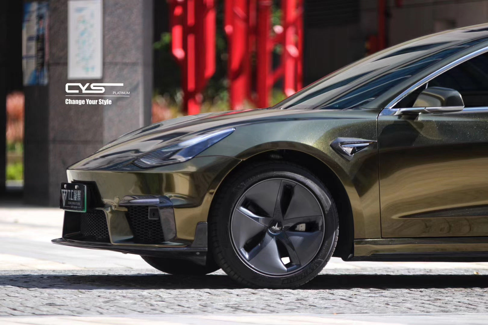 CMST Carbon Fiber Full Body Kit Style D for Tesla Model 3