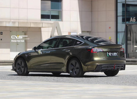 CMST Rear Bumper & Rear Diffuser for Tesla Model 3