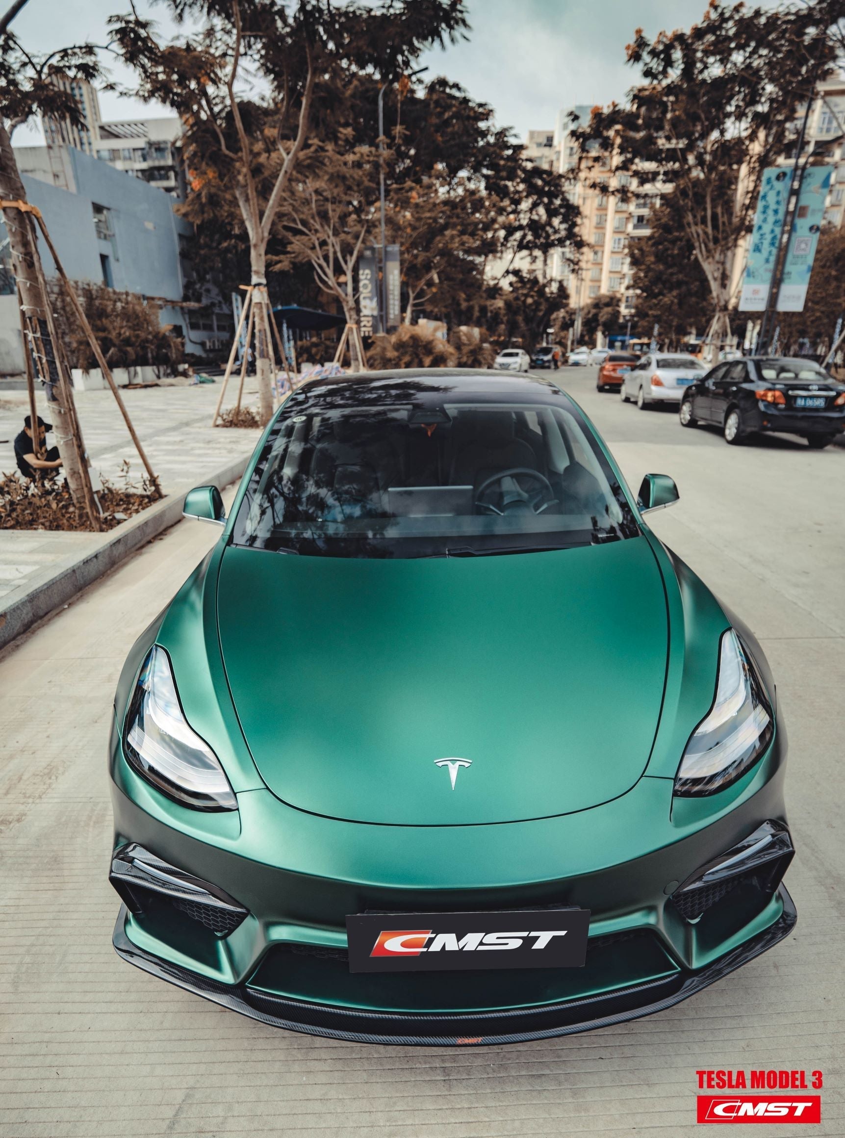 CMST Carbon Fiber Full Body Kit Style D for Tesla Model 3