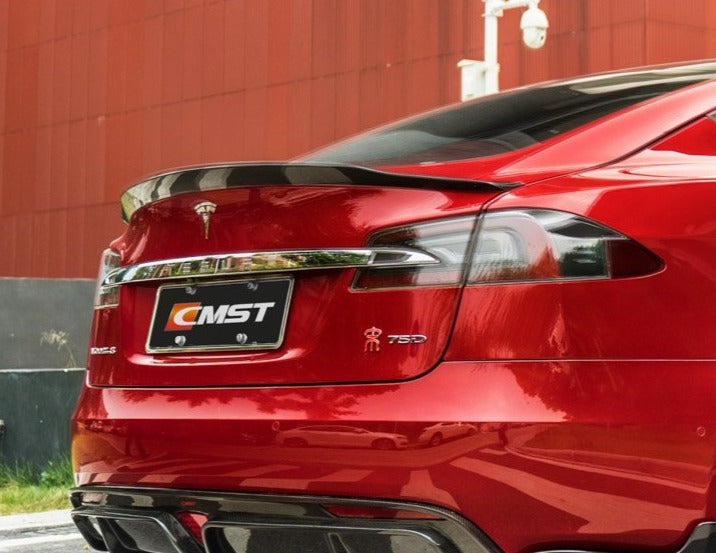 CMST Carbon Fiber Rear Spoiler for Tesla Model S 2013-2019