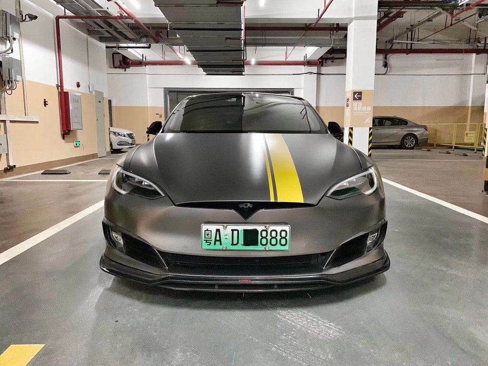 CMST  Carbon Fiber Upper Valences for Tesla Model S 2016-2019