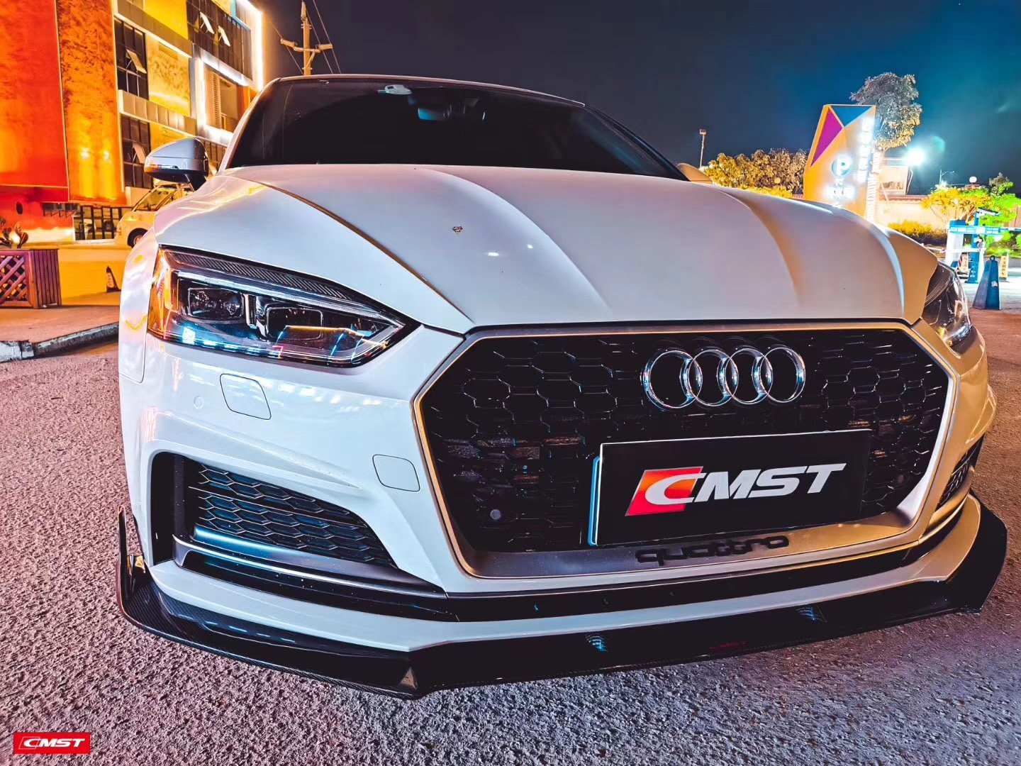 CMST Carbon Fiber Front Lip for Audi A5 / S5 / RS5 B9 2017-2019