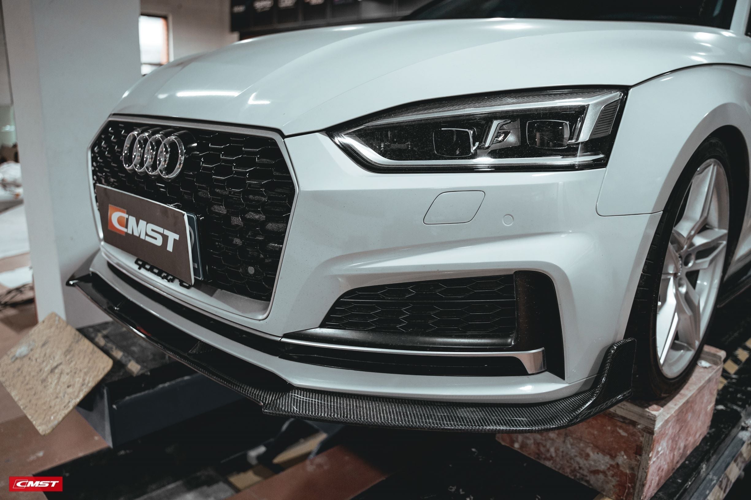 CMST Carbon Fiber Front Lip for Audi A5 / S5 / RS5 B9 2017-2019