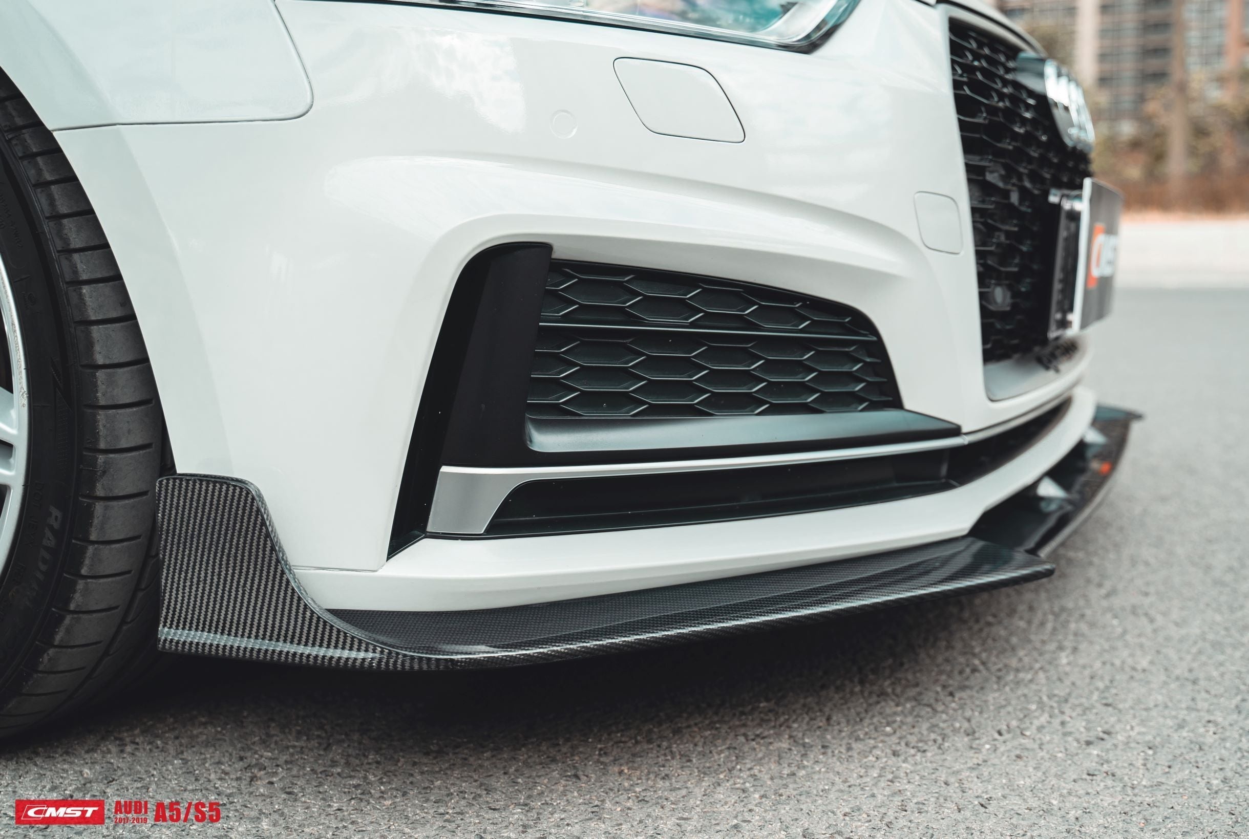 CMST Carbon Fiber Front Lip for Audi A5 / S5 / RS5 B9 2017-2019