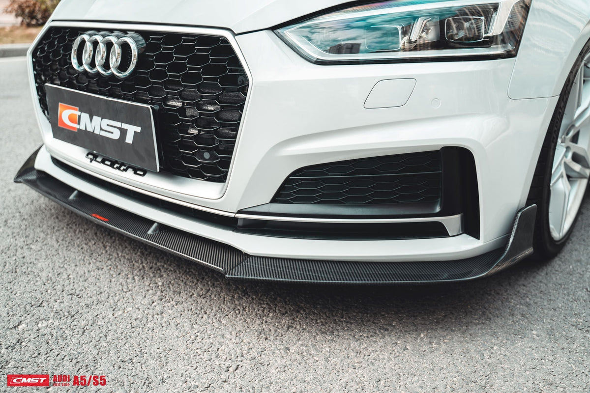 CMST Carbon Fiber Front Lip for Audi A5 / S5 / RS5 B9 2017-2019