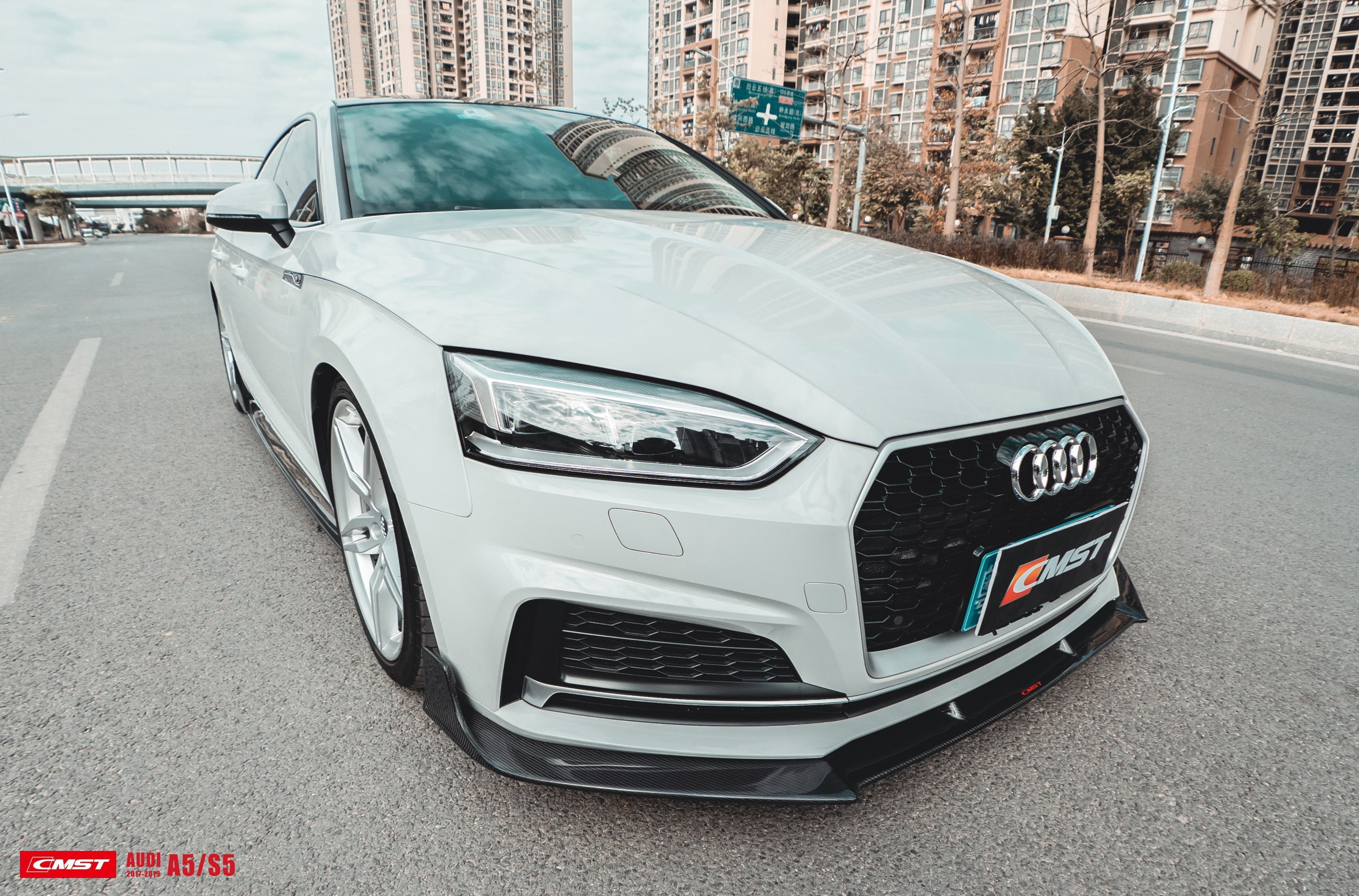 CMST Carbon Fiber Front Lip for Audi A5 / S5 / RS5 B9 2017-2019