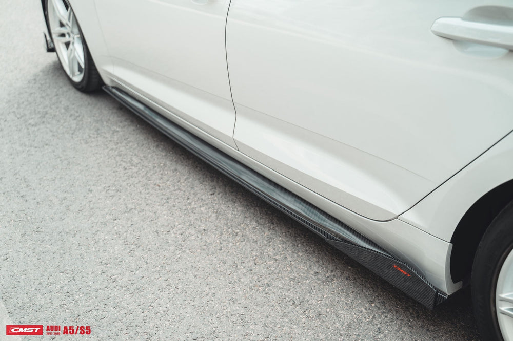 CMST Carbon Fiber Side Skirts for Audi A5 / S5 B9 2017-2020 Sedan