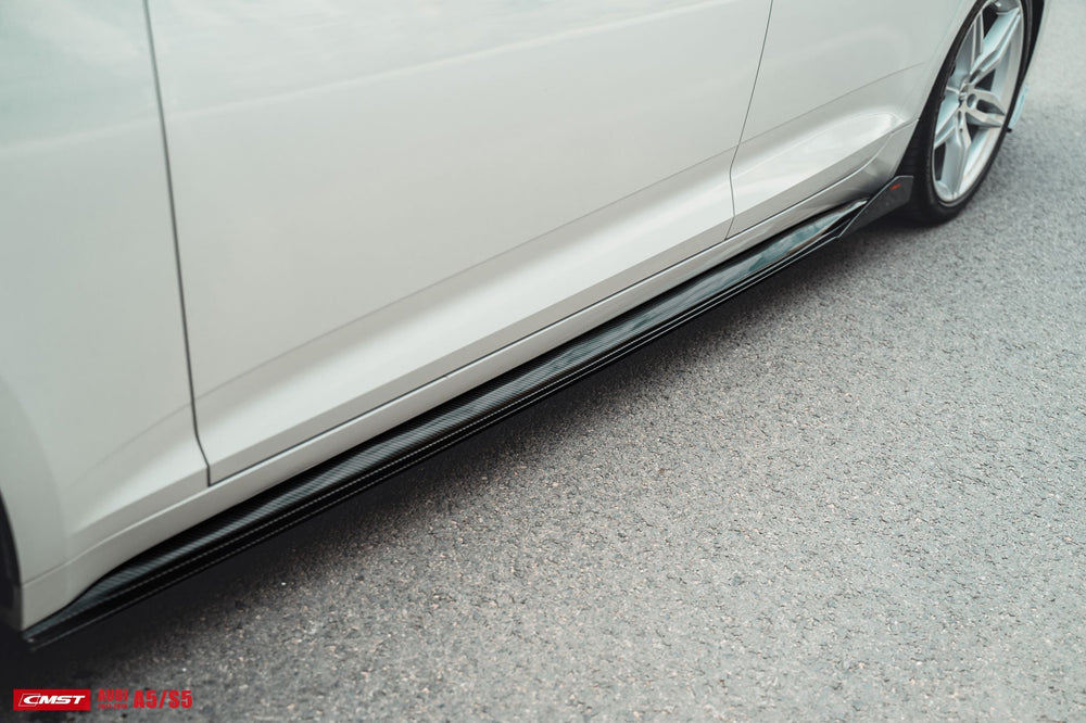 CMST Carbon Fiber Side Skirts for Audi A5 / S5 B9 2017-2020 Sedan