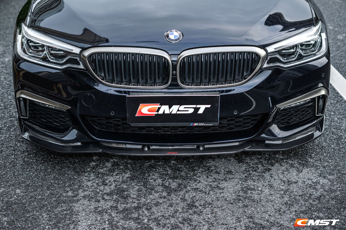 CMST Carbon Fiber Front Lip for BMW 5 Series G30 / G31 2017-2020  Pre-facelift