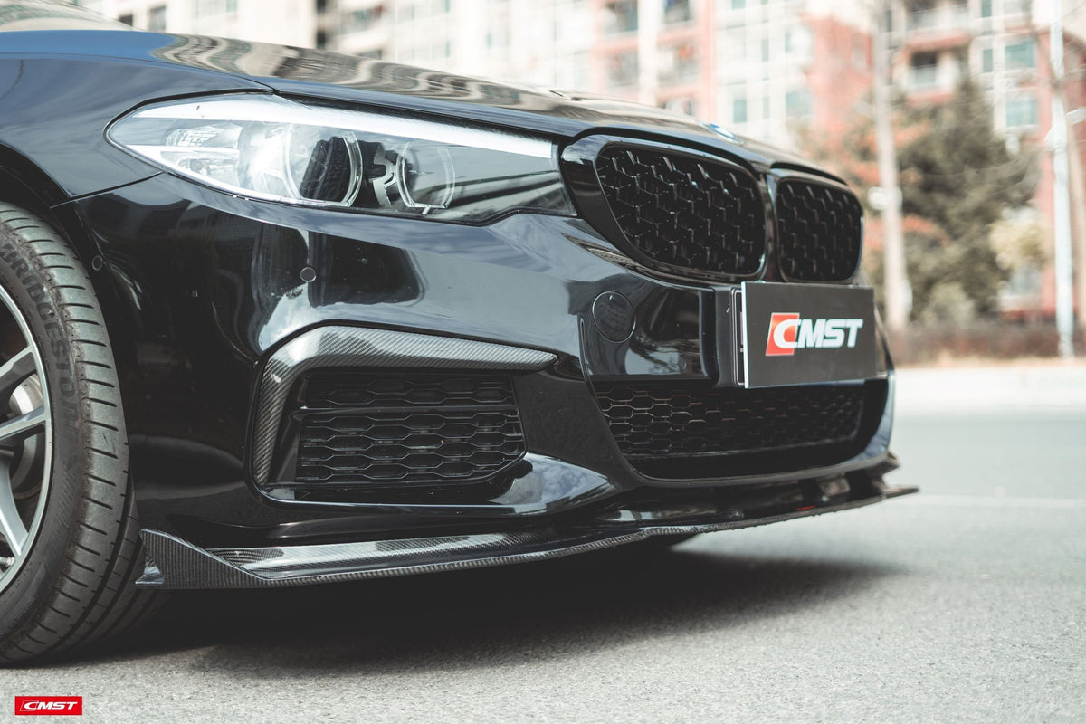 CMST Carbon Fiber Front Lip for BMW 5 Series G30 / G31 2017-2020  Pre-facelift