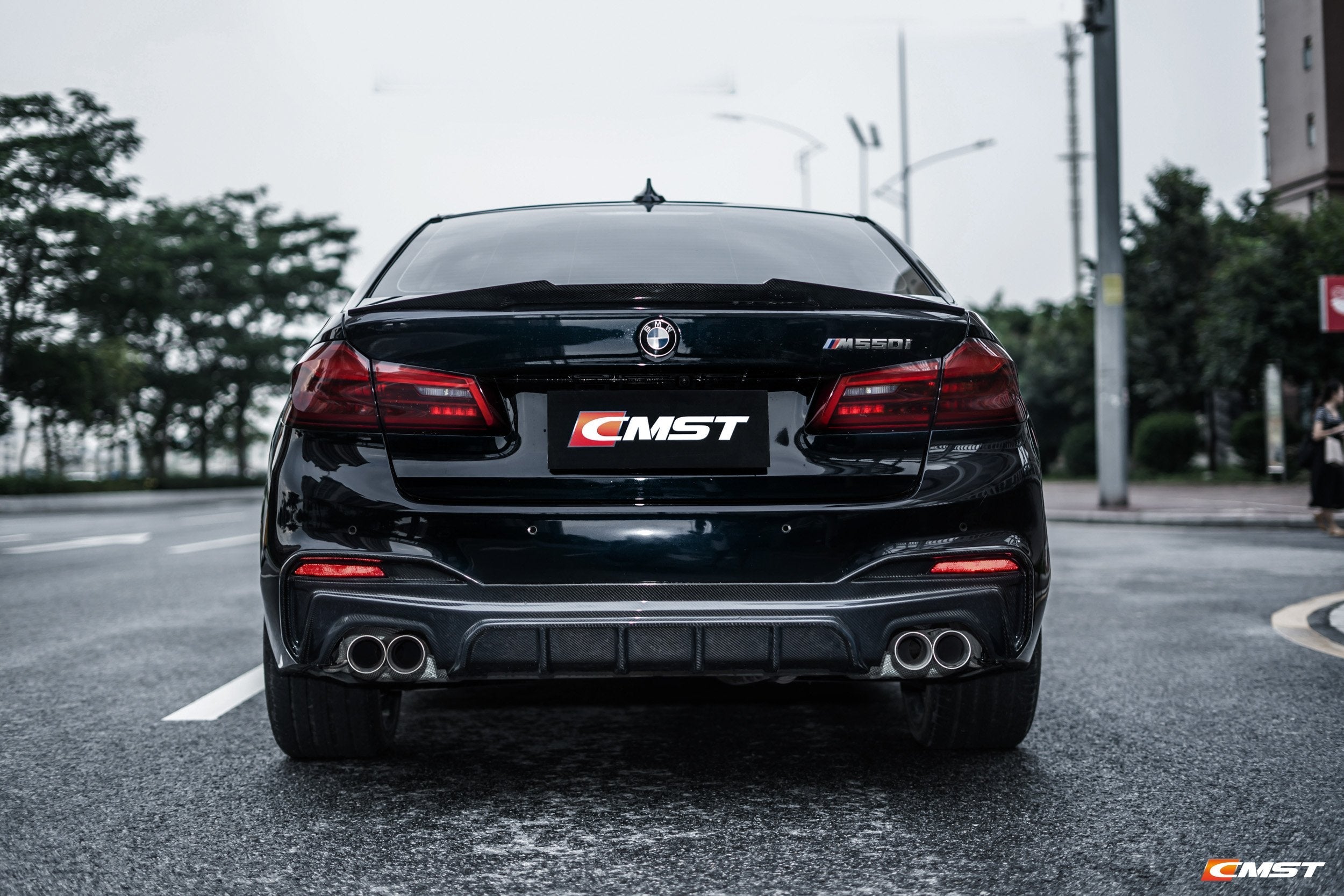 CMST Carbon Fiber Rear Diffuser for BMW 5 Series G30 / G31 2017-ON