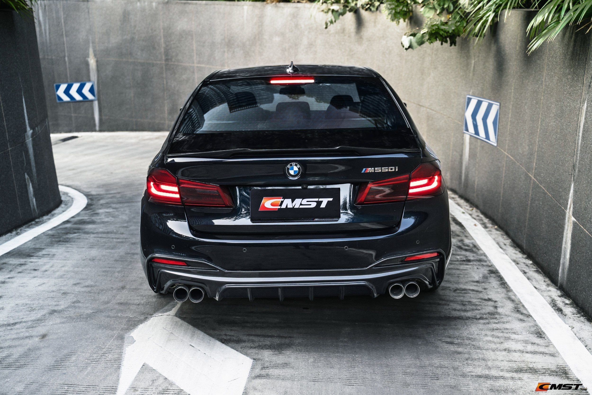 CMST Carbon Fiber Rear Diffuser for BMW 5 Series G30 / G31 2017-ON