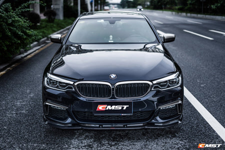 CMST Carbon Fiber Front Bumper Upper Valences for BMW 5 Series G30 / G31 2017-2020  Pre-facelift