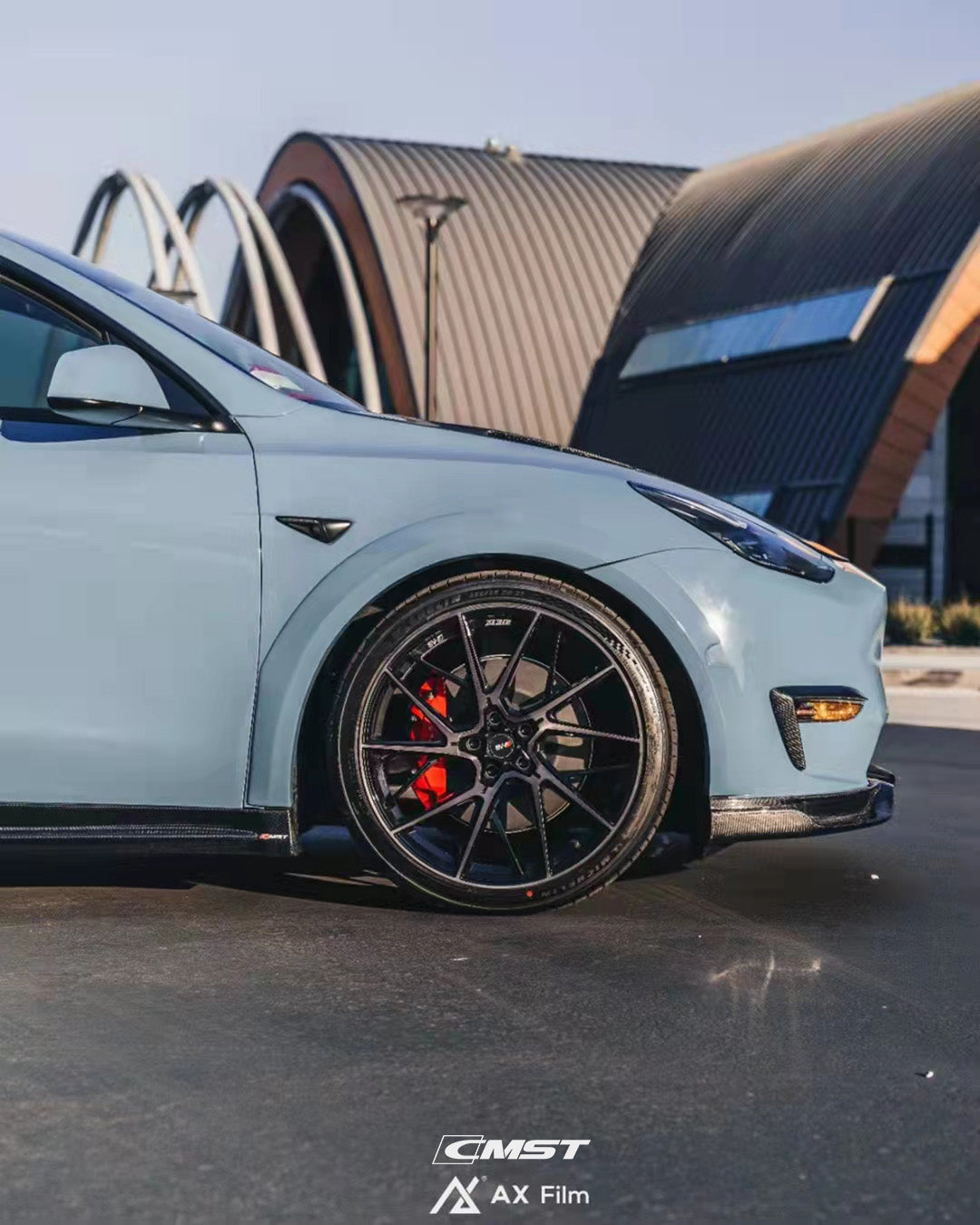 New Release! CMST Carbon Fiber Widebody Wheel Arches for Tesla Model Y