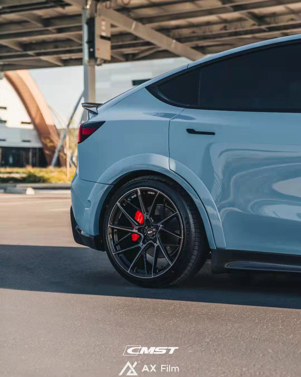 New Release! CMST Carbon Fiber Widebody Wheel Arches for Tesla Model Y