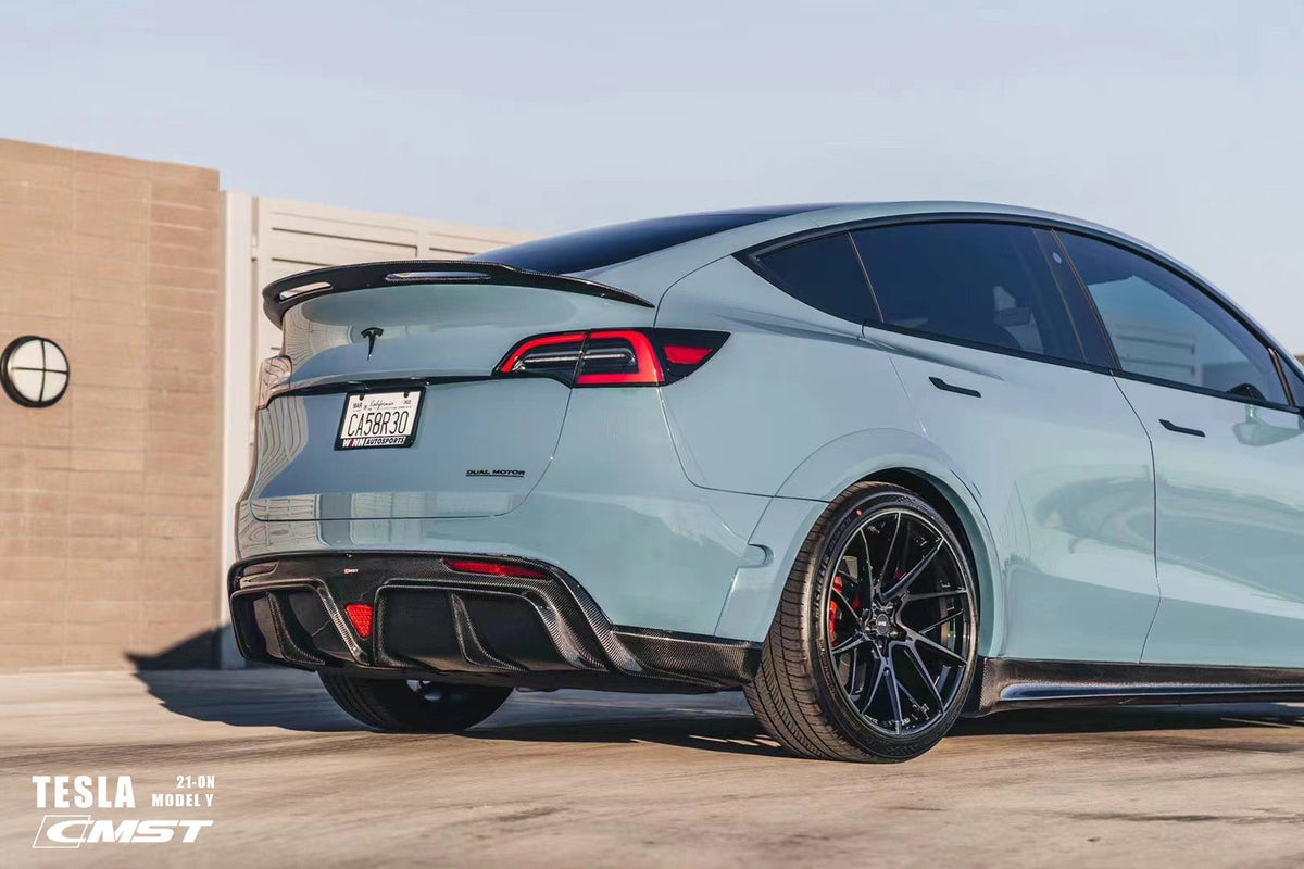 New Release! CMST Carbon Fiber Widebody Wheel Arches for Tesla Model Y