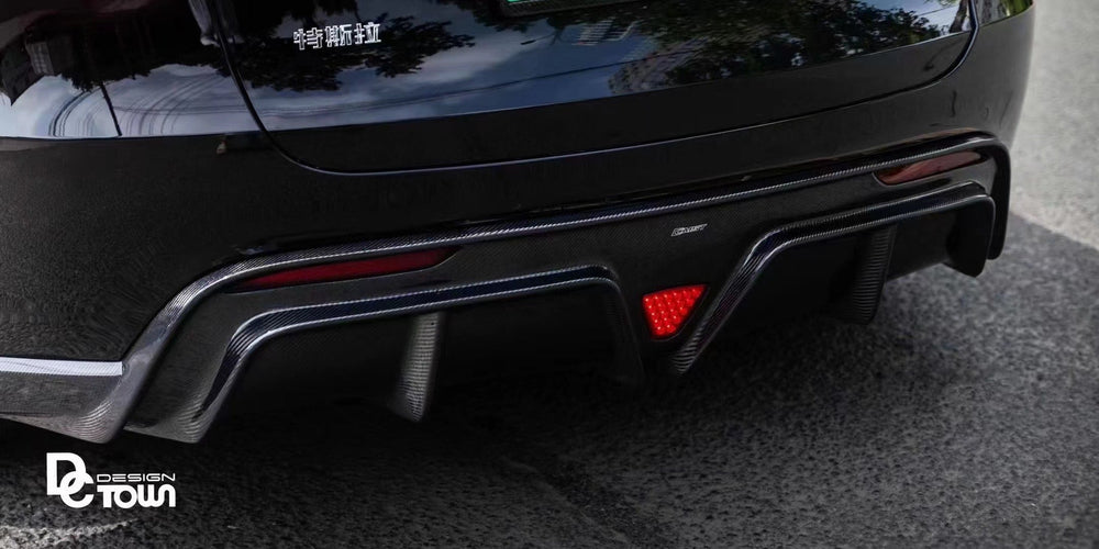 CMST Carbon Fiber Rear Diffuser Ver.2 for Tesla Model Y