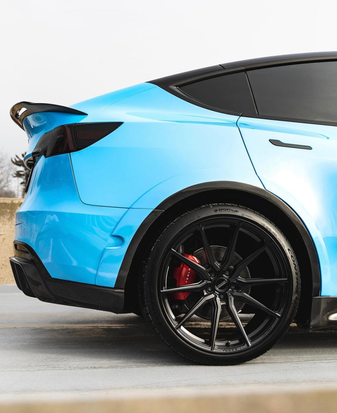 CMST Carbon Fiber Rear Spoiler Ver.1 for Tesla Model Y