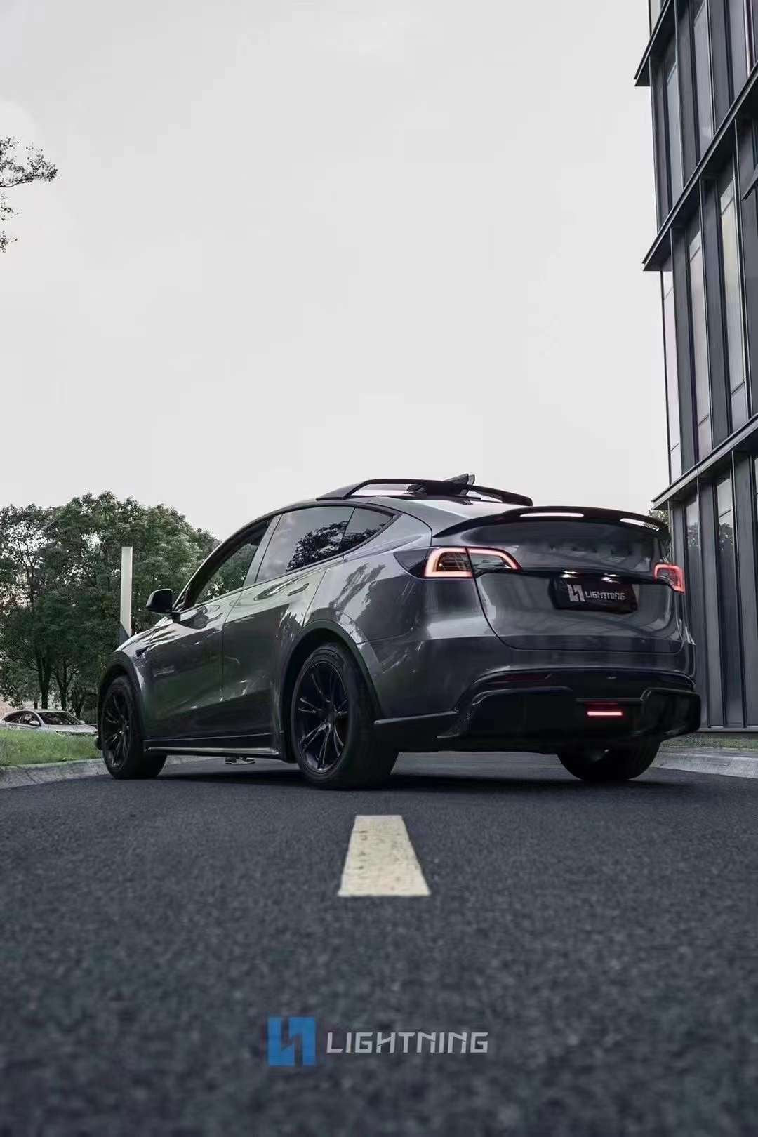 CMST Carbon Fiber Rear Spoiler Ver.1 for Tesla Model Y
