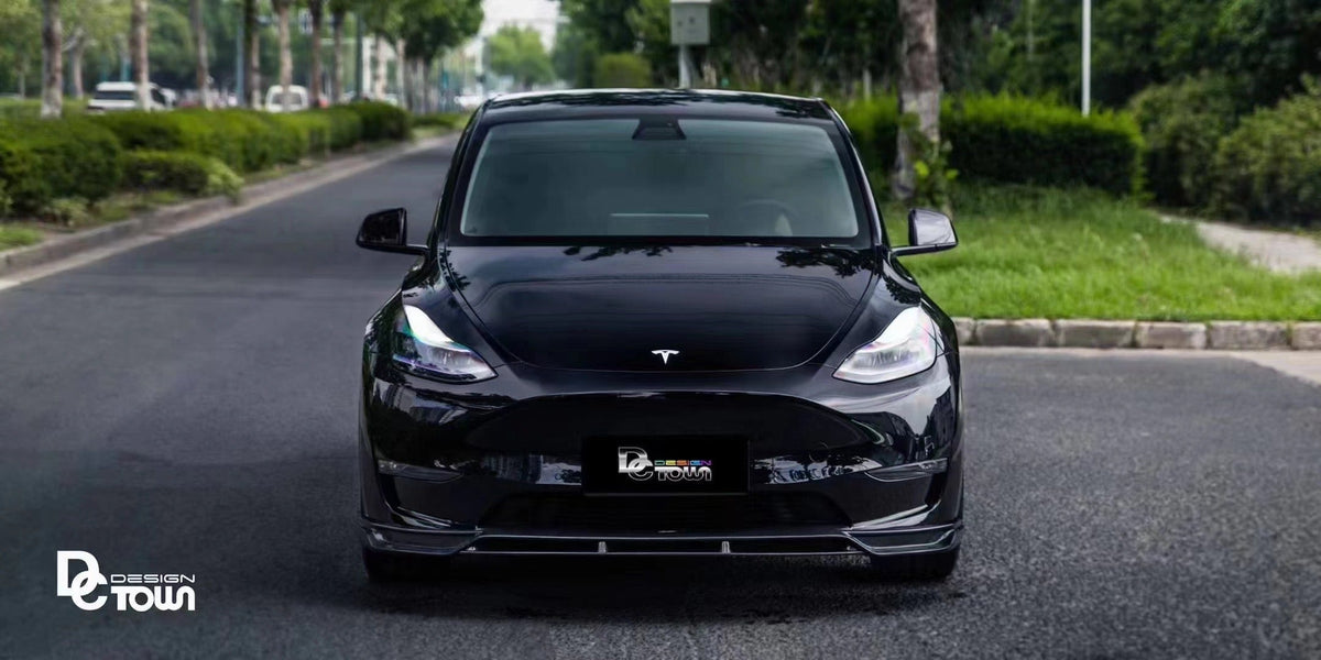 CMST Carbon Fiber Front Lip Ver.2 for Tesla Model Y