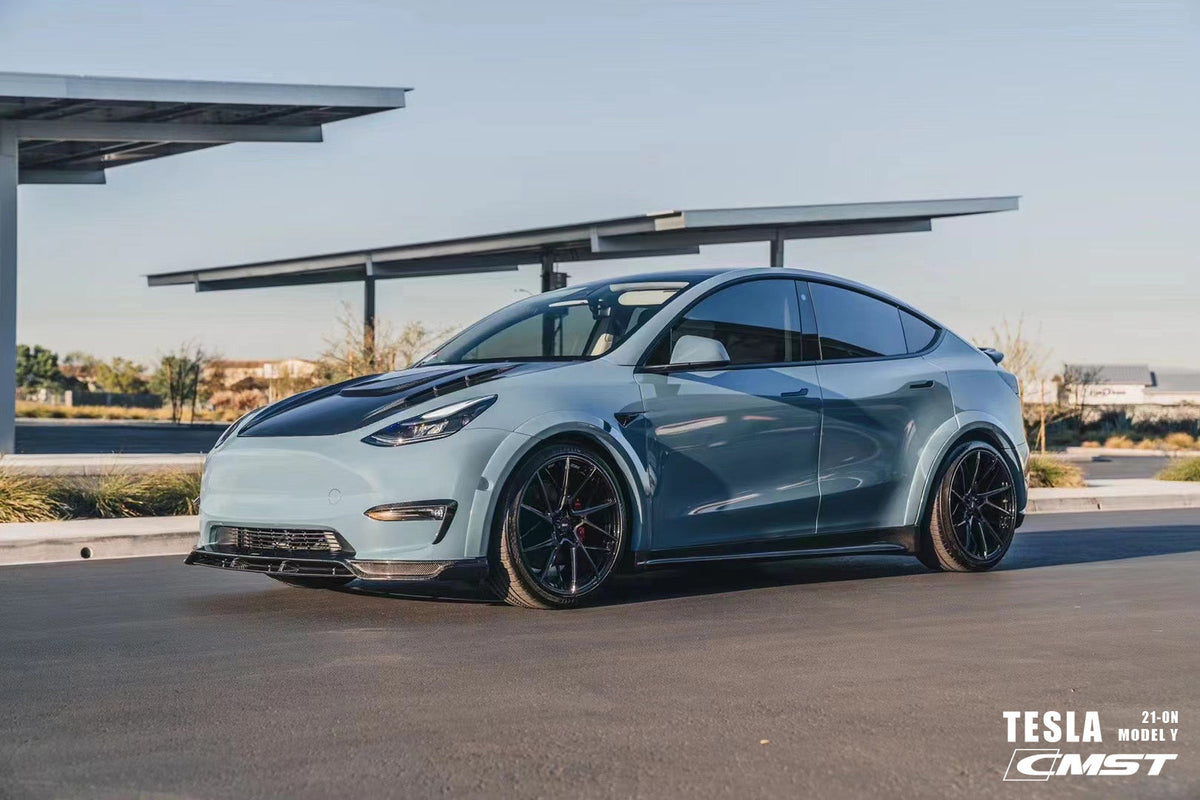 New Release! CMST Carbon Fiber Widebody Wheel Arches for Tesla Model Y