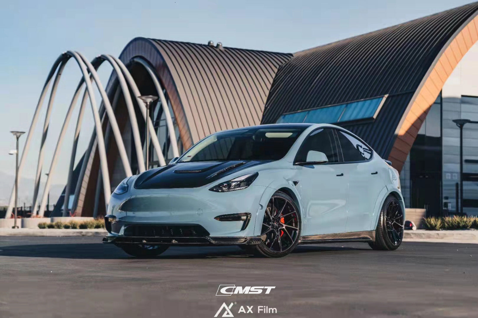 CMST Carbon Fiber Front Lip Ver.2 for Tesla Model Y