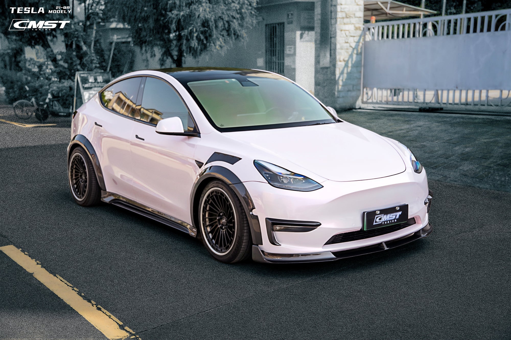 New Release! CMST Carbon Fiber Side Skirts Ver.2 for Tesla Model Y