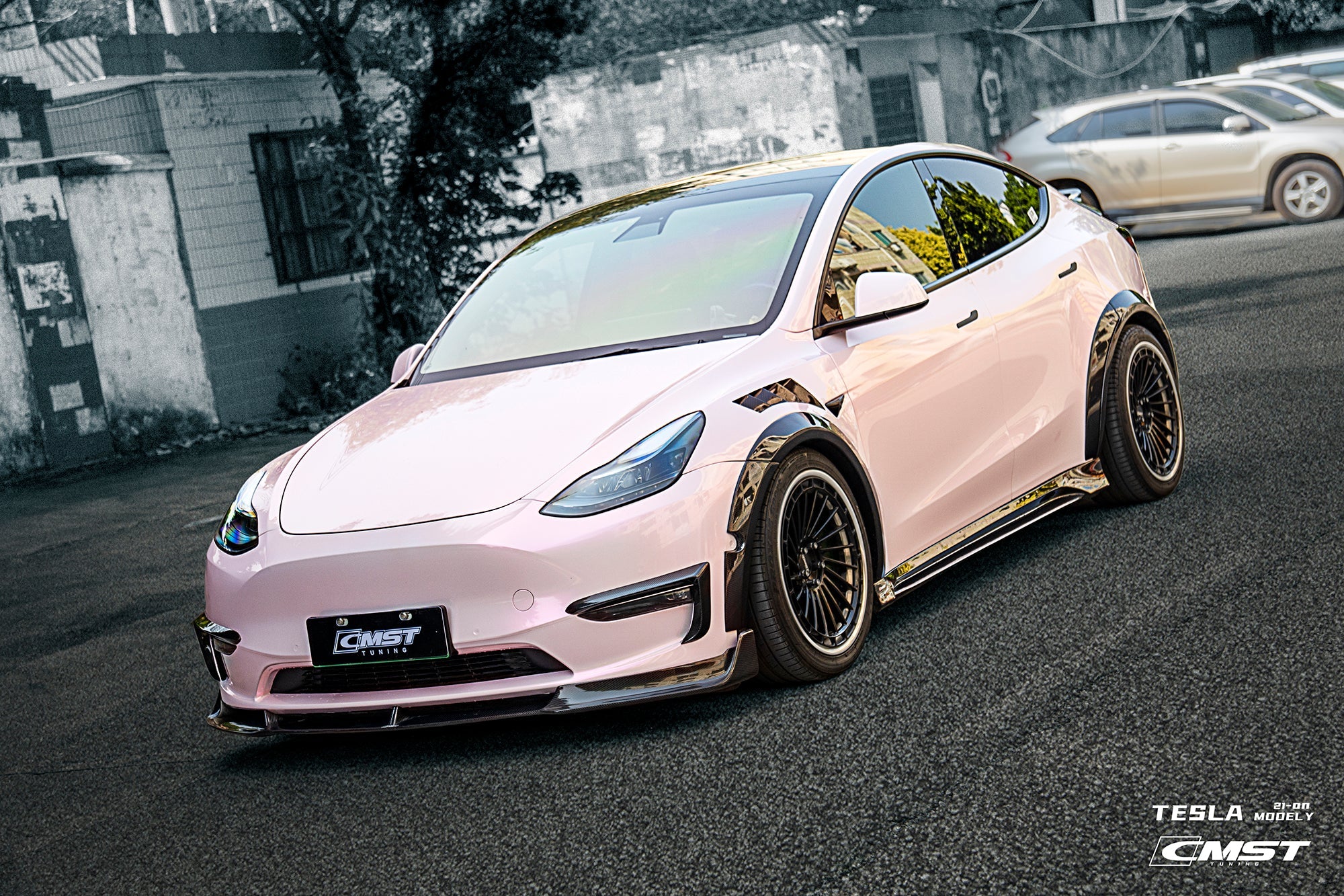 CMST Carbon Fiber Upper Valences Ver.1 for Tesla Model Y