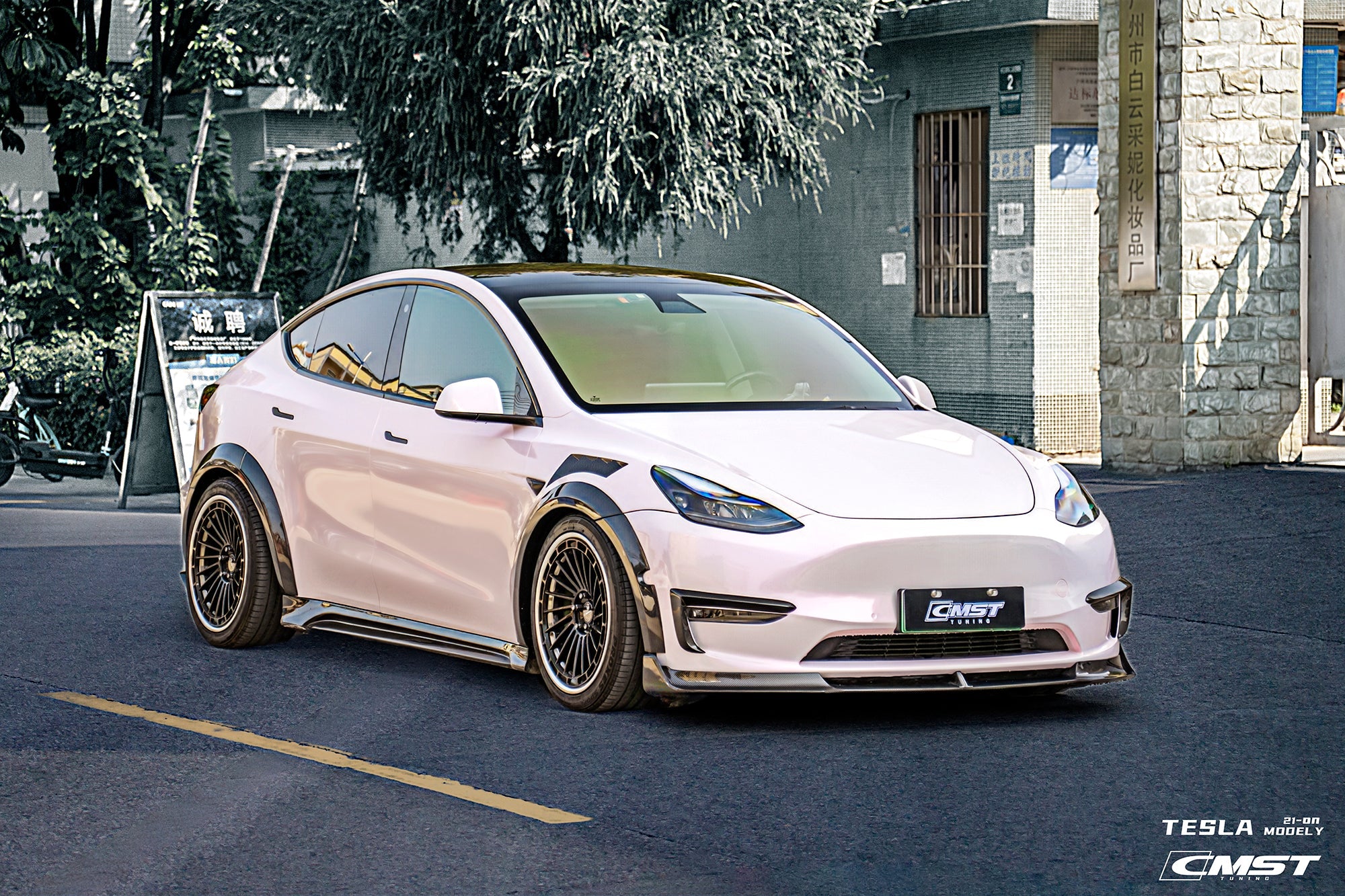 New Release!!! CMST Carbon Fiber Front Fender Replacement for Tesla Model Y