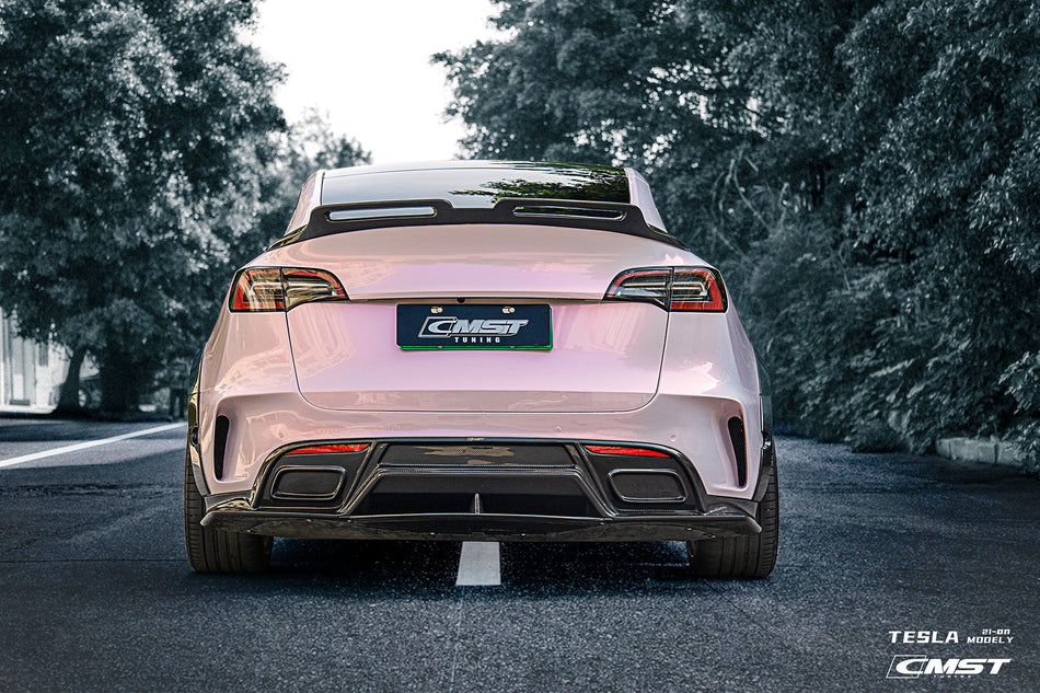 New Release! CMST Carbon Fiber Rear Bumper ver.1 for Tesla Model Y