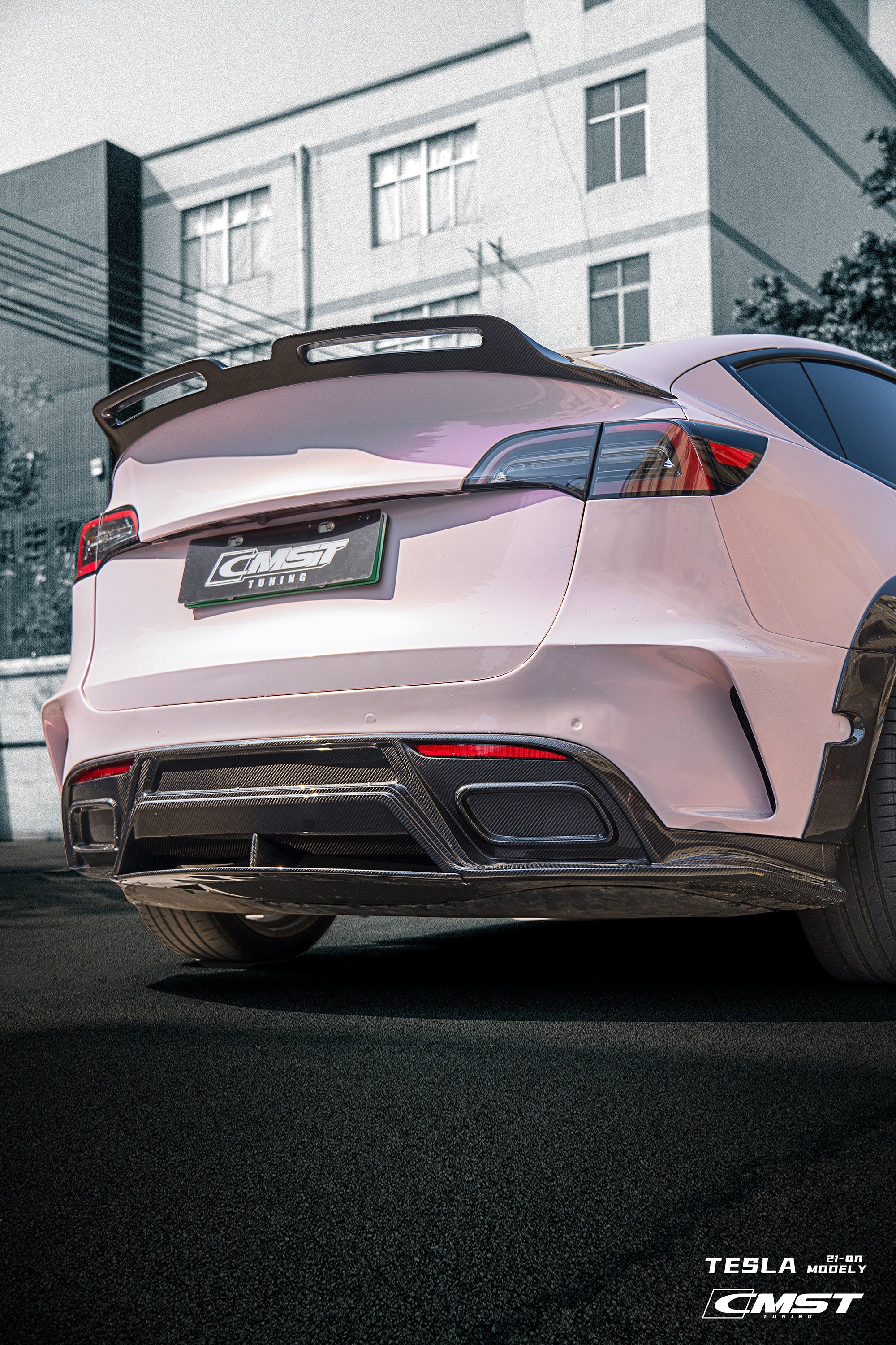 New Release! CMST Carbon Fiber Rear Spoiler Ver.3 for Tesla Model Y