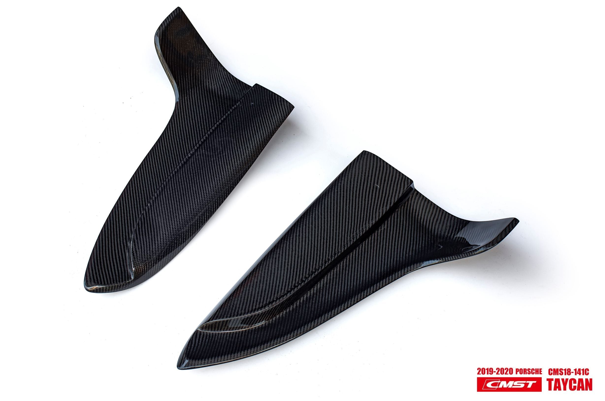 CMST Carbon Fiber Rear Diffuser & Canards for Porsche Taycan Turbo & Turbo S
