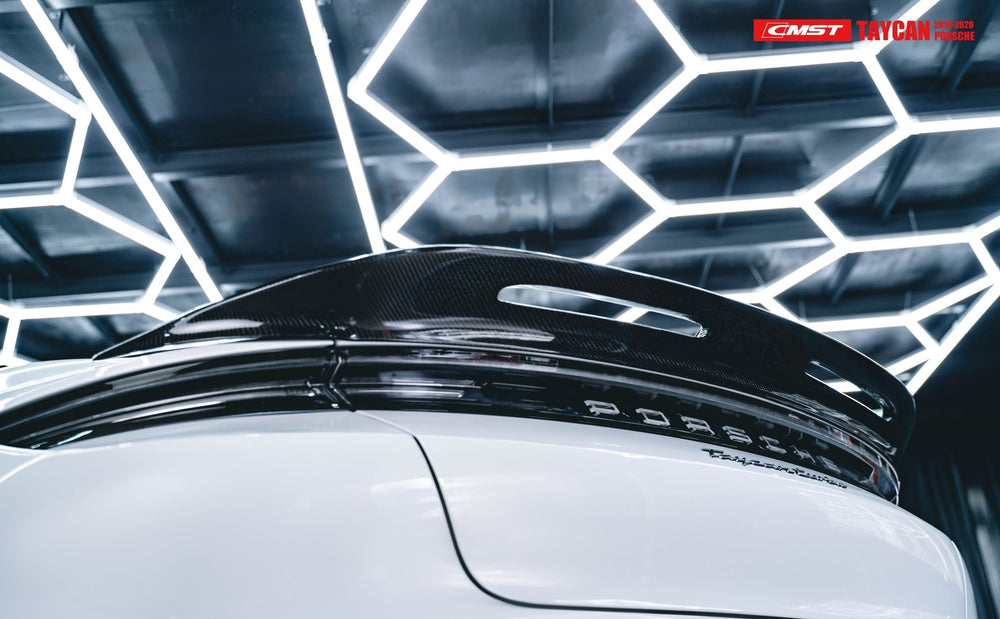 CMST Carbon Fiber Rear Spoiler for Porsche Taycan & Turbo & Turbo S